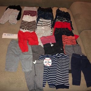 Boys 6 month matching sets. Mostly Carters brand